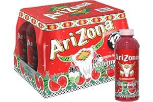 AriZona Watermelon - Fruit Juice Cocktail - 16 Fl Oz (Pack of 12)