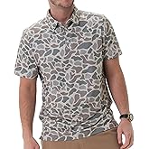 BURLEBO Men’s Performance Polo Shirt – Lightweight, Quick Dry, Moisture Wicking, Four-Way Stretch