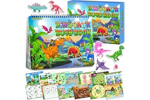 AGGKKY Montessori Busy Book for Toddles 3+ Preschool Toddler Learning Activities Books for Kids Ages 3-5 Autism Sensory Educational Toys Christmas Birthdays Gifts for Girls Boys 3-4-6-8 Years Old