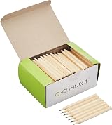 Q-Connect Half Pencil Pack of 144 Grey HB Hexagonal Pre-sharpened view 1