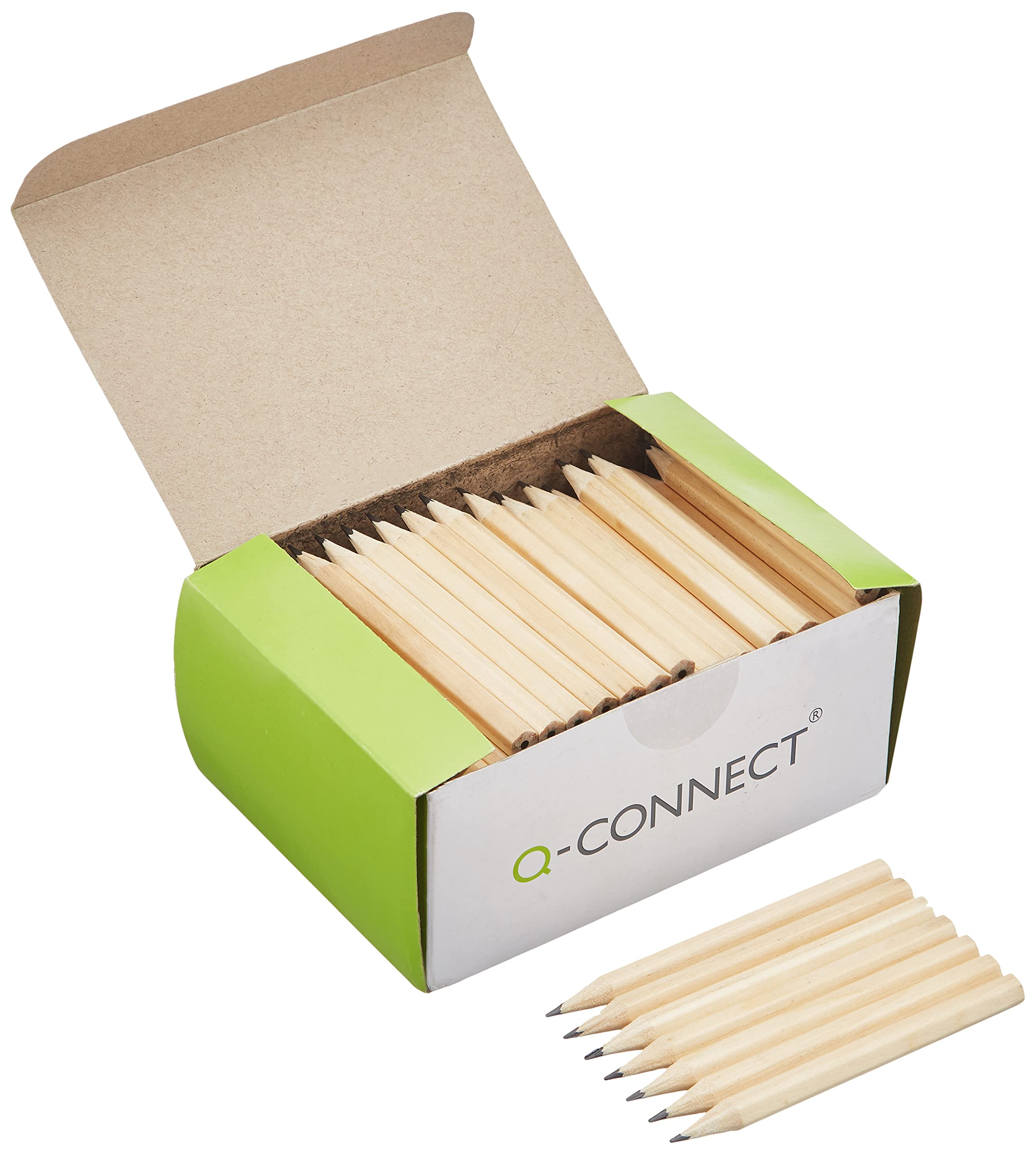 Q-Connect Half Pencil (Pack of 144) ,Grey ( Packaging may vary)
