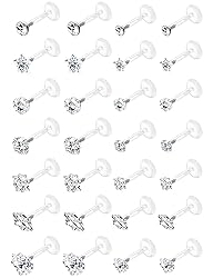 Jstyle 14Pairs 16G Forward Helix Cartilage Tragus