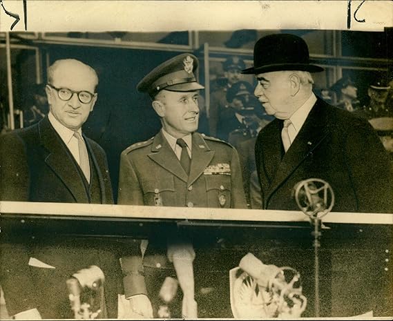 Amazon Com Vintage Photo Of Guy Mollet L With Gen Alfred
