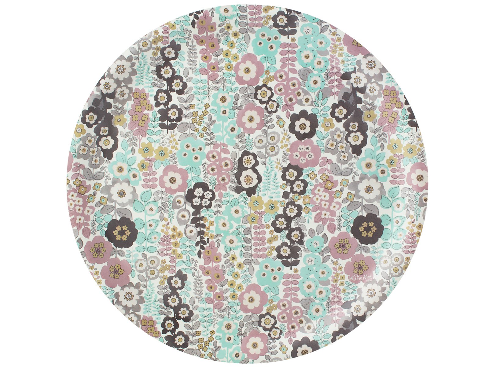 Katie Alice Pretty Retro Round Serving Tray, 43.5 cm (17")