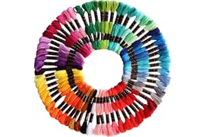 MOYYON 61 Rainbow Colors Embroidery Floss -Friendship Bracelet String-Embroidery Thread for Cross Stitch, Hand Embroidery, String Art