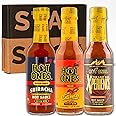 Hot Ones Hot Sauce Challenge Set - Season 26 Trio - Made with Natural Ingredients - Unique Small Batch Sampler Gift Set Variety - 5 fl oz Bottles (3-Pack)