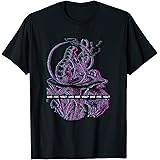 Vaporwave Alice and the Caterpillar - Who Are You? T-Shirt