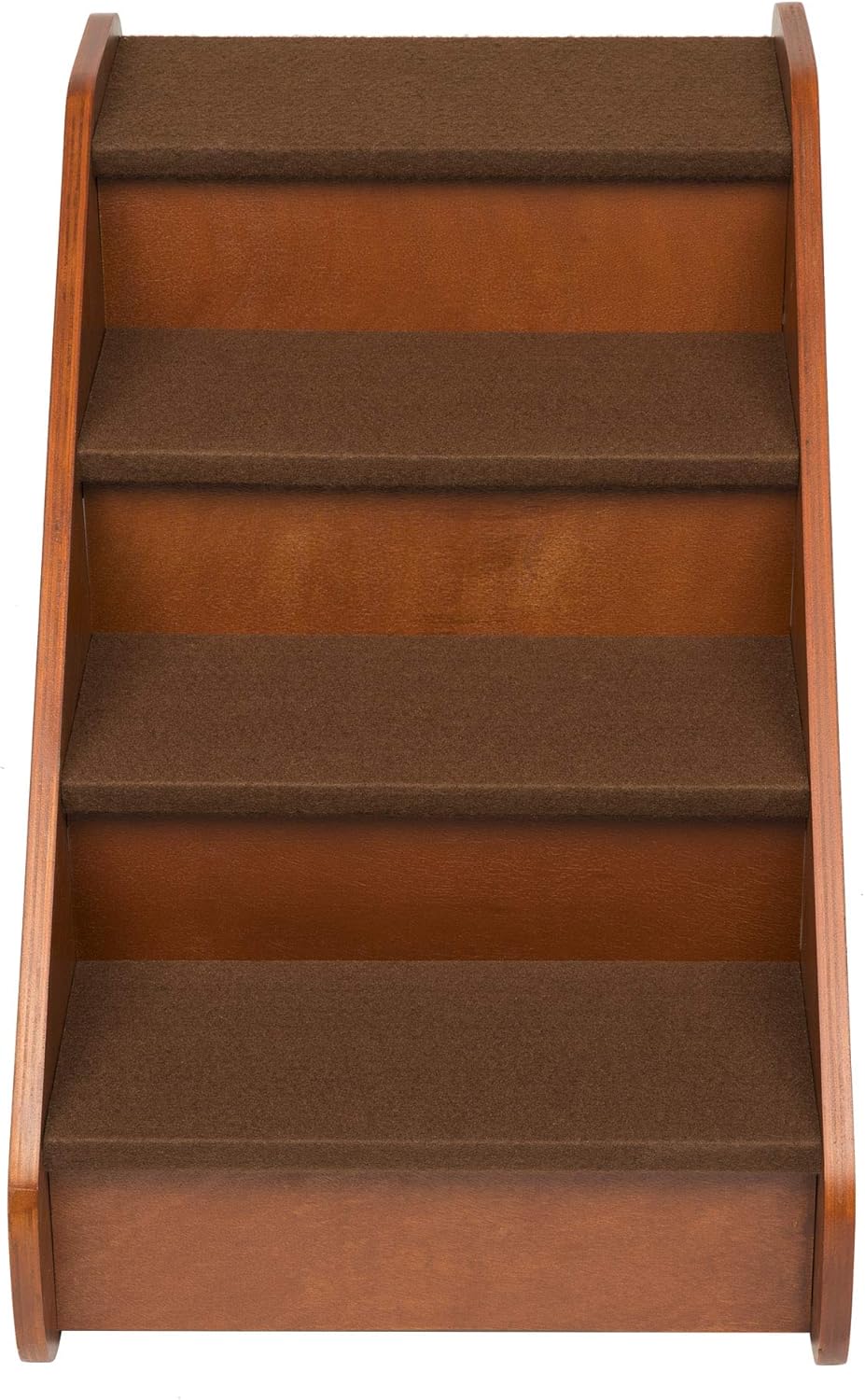 PetSafe CozyUp Folding Wood Pet Steps - PupSTEP Dog and Cat Stairs - Lightweight Durable Wooden Frame Supports up to 200 lb - Side Rails and Non-Slip Feet Provide Added Security - 25 inches : Pet Supplies