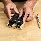 Trend 3 in 1 Pocket Hole Jig Kit PH/JIG/BK with Drill Bit Collar & Case view 6