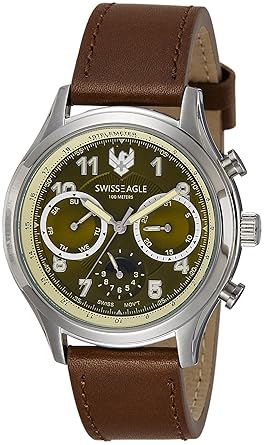 Analog Green Dial Mens Watch - SE-9092LS-SS-07