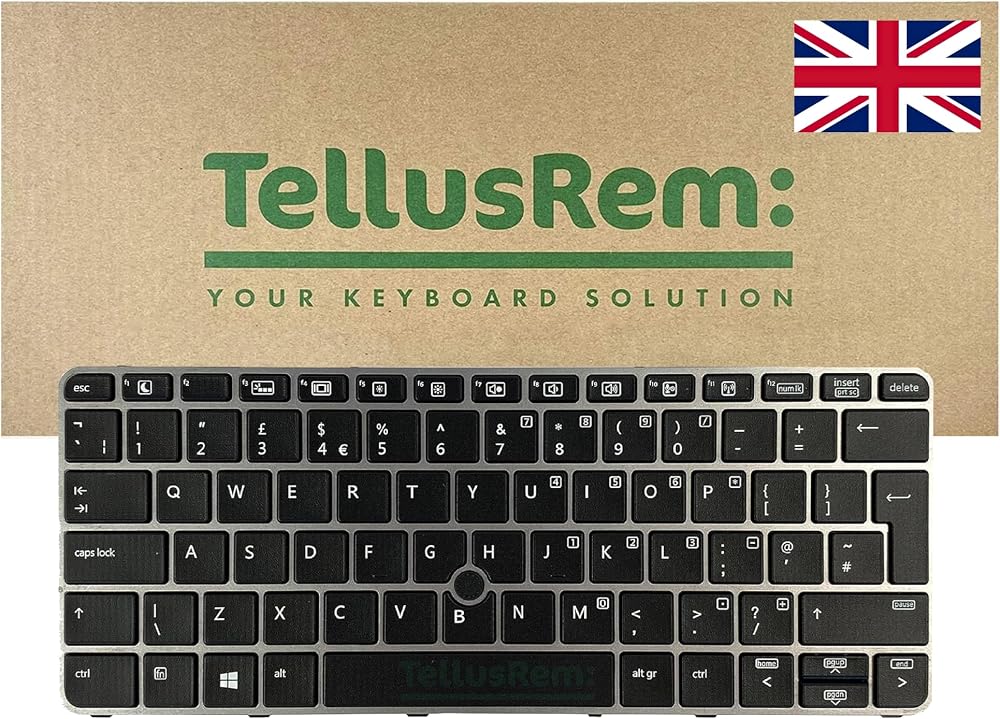 TellusRem UK Backlit Keyboard for HP EliteBook 820 G3 G4 725 G3 G4