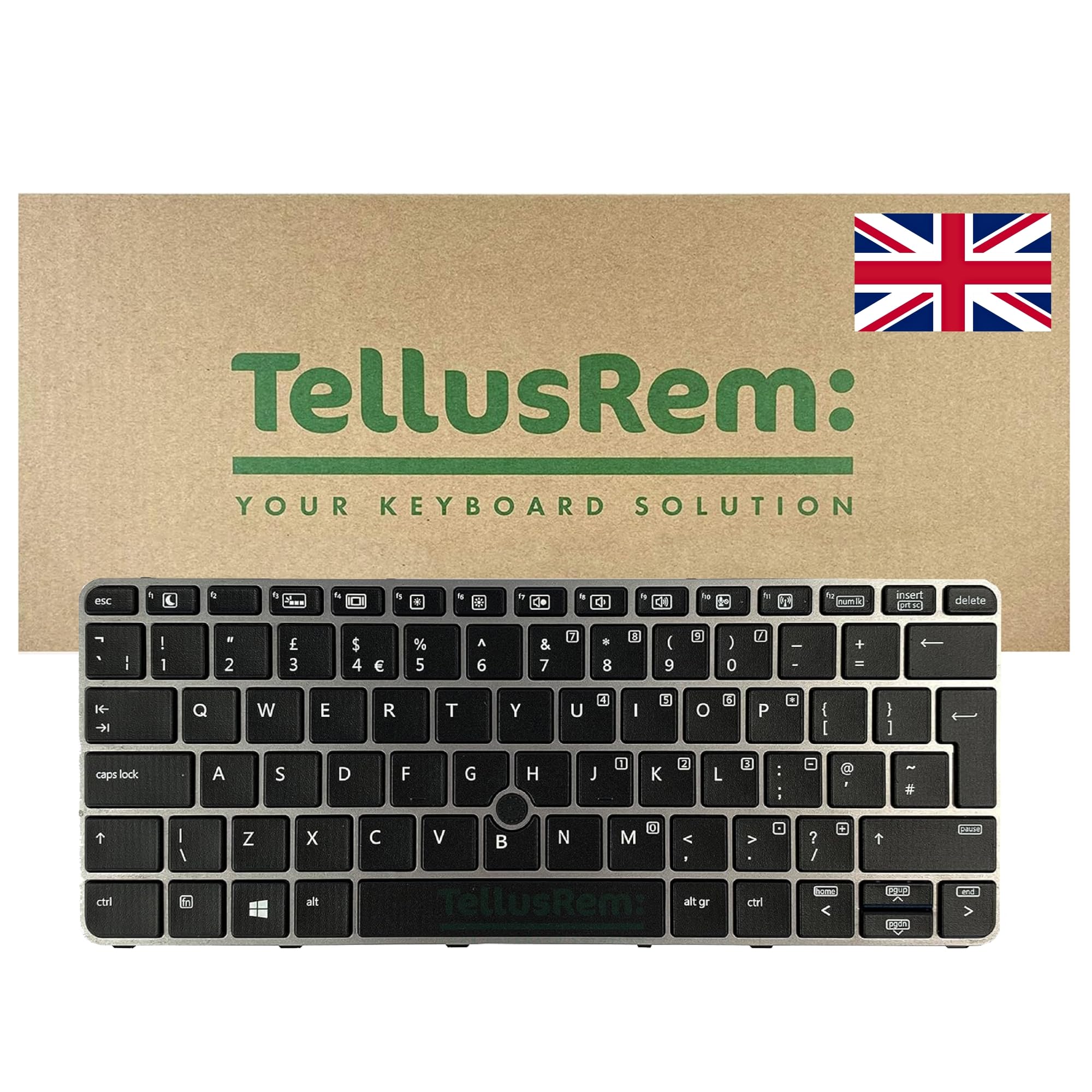 replacement UK backlit keyboard for HP 820 G3, 820 G4, 725 G3, 725 G4
