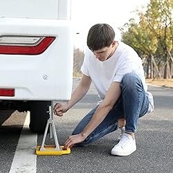 Homeon Wheels RV Jack Pads Camper Chock Blocks