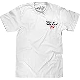 Tee Luv Men's Coors Banquet Beer Shirt - Coors Waterfall Graphic T-Shirt