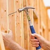 Estwing E3/20S 560g 20oz Straight Claw Hammer Vinyl Grip view 4