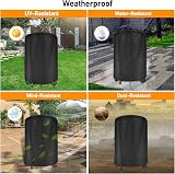 Raweao Kettle BBQ Cover 57cm for Weber 500D Oxford Waterproof Φ71x68cm view 2