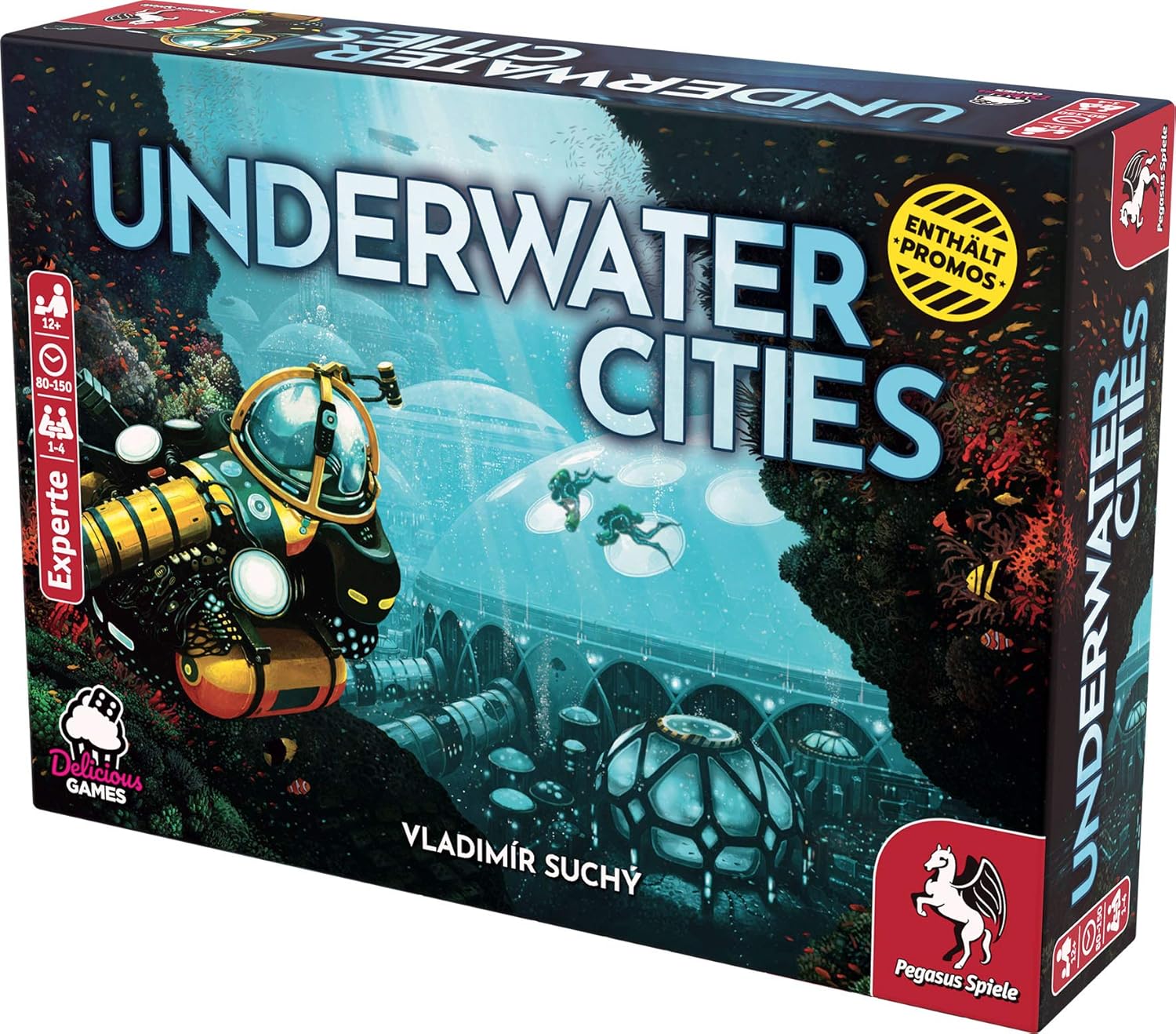 Pegasus Spiele 51905G Underwater Cities (German Edition) Recommended Connoisseur Game 2020, Multicoloured - Image 5