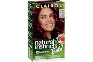 Clairol Natural Instincts Bold Permanent Hair Dye, BR36 Deep Burgundy Acai Hair Color, Pack of 1