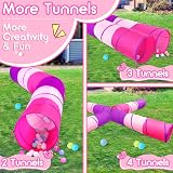 SENODEER Kids Play Tunnel Tent 6 ft Pop Up Crawl Toy Indoor Outdoor view 9