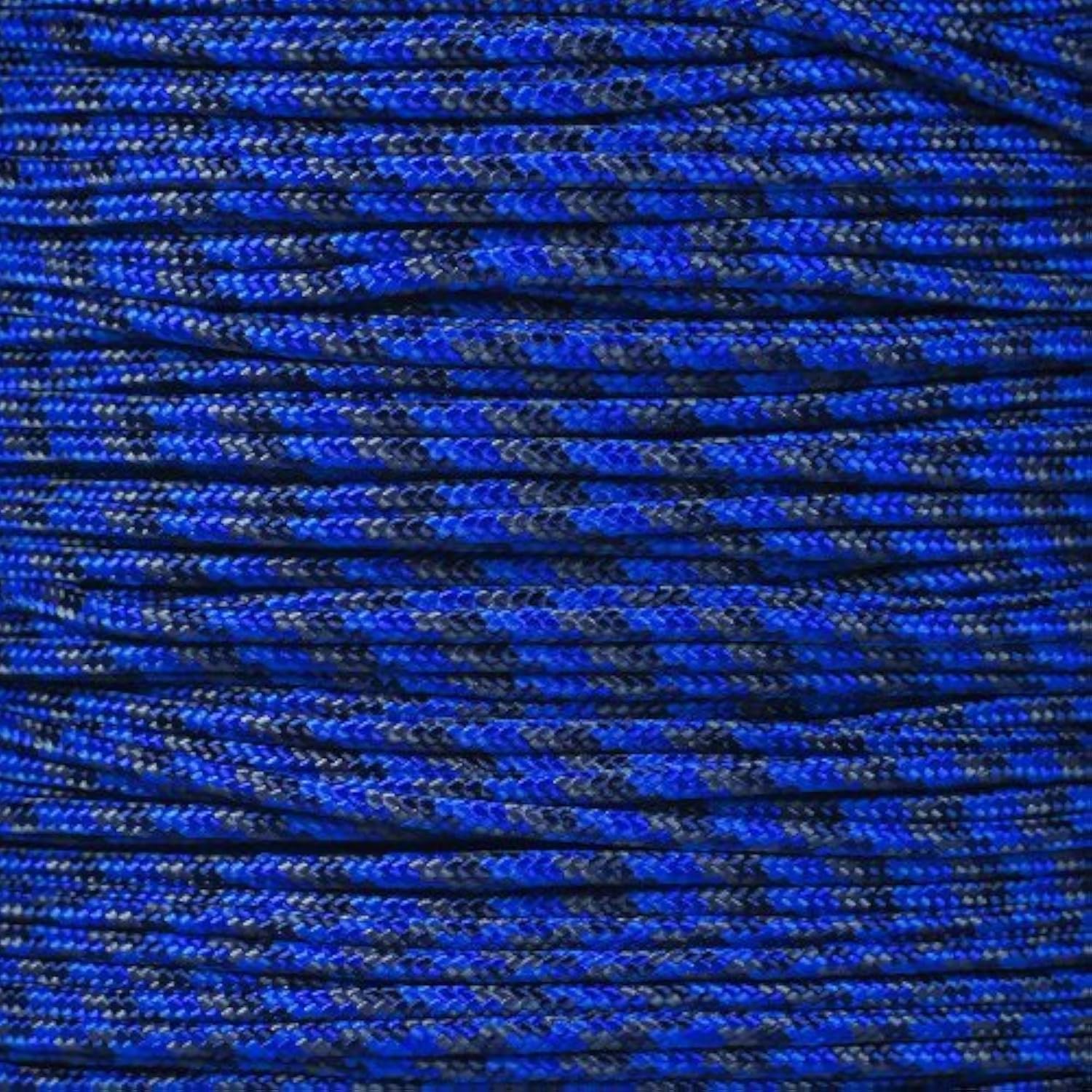 PARACORD PLANET 10, 25, 50, and 100 Foot Hanks of 425 Paracord (3mm) - Made of 100% Nylon for Tactical, Crafting, Survival, General Use, and Much More (Denim, 100 Feet)