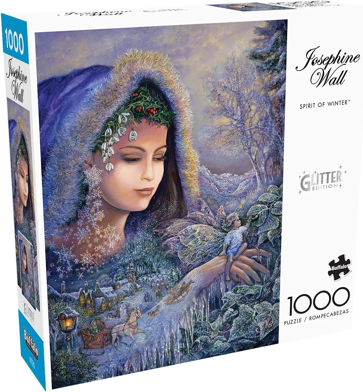 Buffalo Games - Josephine Wall - Spirit of Winter (Glitter Edition) - 1000 Piece Jigsaw Puzzle