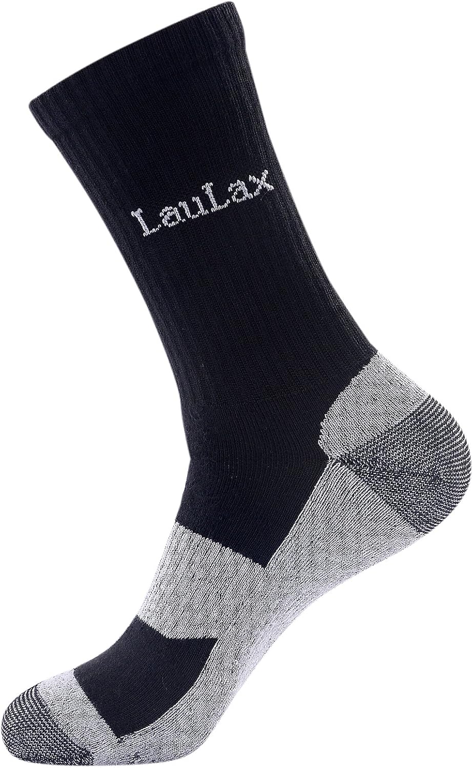 Laulax 4 works Ultra Comfortable Finest Combed Cotton Breathable Reinforced Seamless Toe Work Socks - Image 3