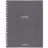at-A-Glance Notebook, Twinwire, Ruled, 80 Sheets, 9-1/2 x 7-1/4", Collection, Heather Gray (YP144-45)