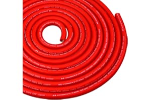 Conext Link 25 FT 1/0 AWG 0 GA Full Gauge Battery Power Cable Ground Wire Frost Red OFC Copper