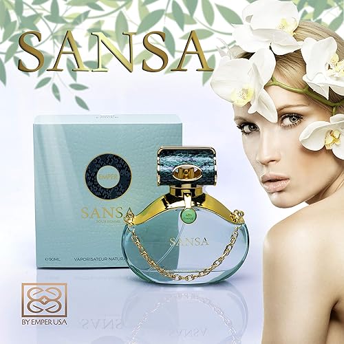 Emper Sansa, womens perfume, eau de parfum, vaporisateur natural