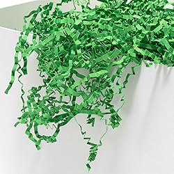 Mefleet 1 LB Crinkle Cut Paper Shred Filler Green