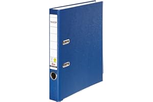 Original Falken PP-Color Plastic Files. Made in Germany. 5 cm Narrow DIN A4 Blue Ring Binder Vegan File Folder Letter Folder Office Folder Plastic Folder Slotted Folder