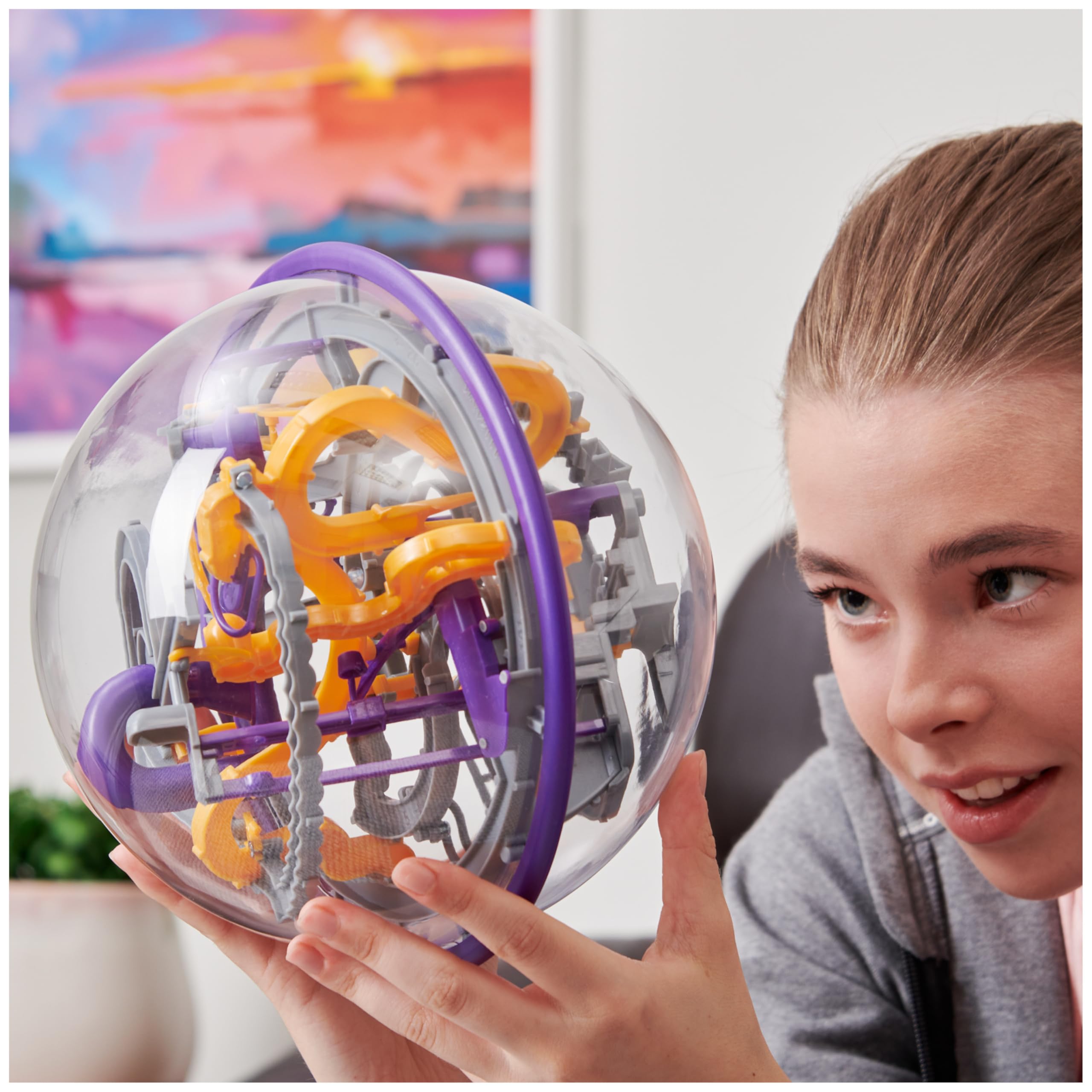 Perplexus, Epic 3D Gravity Maze Game Brain Teaser Fidget Toy Puzzle Ball, for Kids & Adults Ages 10 and up