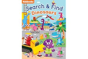 My First Search & Find: Dinosaurs Board Book – Fun Dinosaur Search for Toddlers Ages 2+ | Boost Focus, Learn Colors & Numbers | Great Read-Together Gift