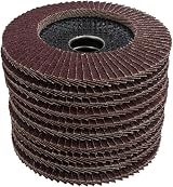 AB Tools 10 x Flap Discs 40 Grit 4.5 in 115mm Flat Sanding AU025 view 3
