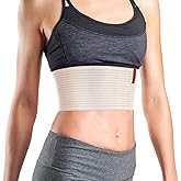 ORTONYX 6.25" Broken Rib Support Brace Unisex - Elastic Chest Wrap Comppression Support Belt - Rehabilitation of Cracked, Fractured, Dislocated Ribs Post-Surgery Aid L/XXL Beige / ACOX5226-BG-LXXL