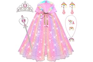 BYHTTKIGM Toddler Toys for Girls,Princess Dresses for Girls Toys for 3 4 5 6 7 8 9 Year Old Girls,Princess Dress Up Clothes