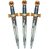Liontouch - Knight Foam Swords for Boys, 3-Pack – 3-6 Years | Pretend Play Toy for Kids & Toddlers with Medieval Horseback Riding Knight Theme | Safe Weapon Accessory for Boys’ Dress Up & Costumes