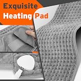 AFDEAL Electric Heating Pad Back 12x50 In Wrap 9 Temp 4 Auto-Off 2-Strap view 5
