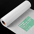 Phinus Fusible Interfacing for Sewing, Medium Weight White 11.8in X 15yd Iron on Interfacing, Fusible Fleece Interfacing for Sewing for Sewing Supplies and DIY Crafts Supplies