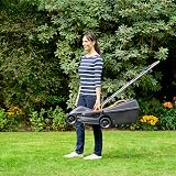 BLACK+DECKER 32cm Electric Rotary Mower with GL250 Grass Trimmer view 3