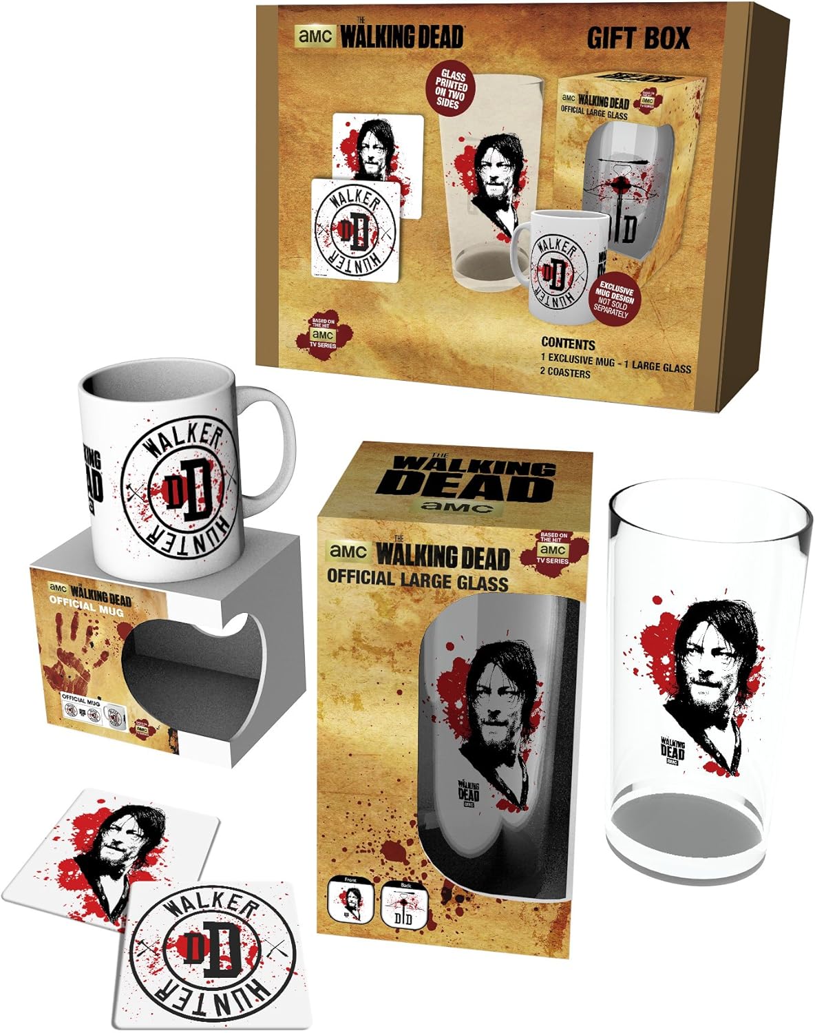 GB Eye LTD, The Walking Dead, Daryl Set 2, Caja para Regalos: Amazon.es: Hogar