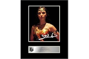 Gal Gadot, Wonder Woman Signed Mounted Photo Display Justice League