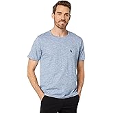 U.S. Polo Assn. Yarn-Dye EOE Stripe Short Sleeve Jersey Tee Blue Sapphire MD