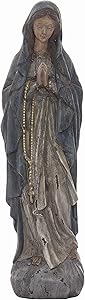 Creative Co-Op DA4481 Antiqued Resin Virgin Mary Statue