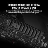 Corsair MP600 PRO XT 2TB M.2 NVMe Gen4 SSD TLC NAND Aluminum Heatspreader view 2