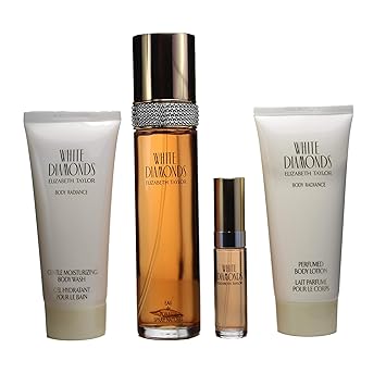 elizabeth taylor white diamonds perfume gift set