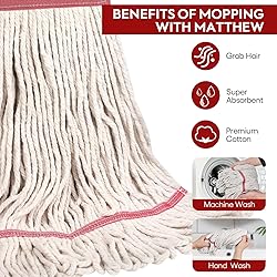 Matthew Cleaning Heavy Duty Mop Head Commercial