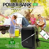 SHIDU Portable Voice Amplifier 18W with Wired Headset Mic IPX5 Bluetooth Speaker view 5