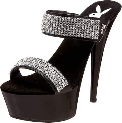 playboy platform sandals