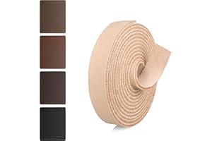 JinRuiKJ Leather Blank Belt Full Grain Leather Strap - 1/2 Inch Wide 72 Inches Long Vegetable Tanned Leather Strips - Ideal f